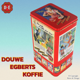 Douwe Egberts Retro Koffieblik: Nostalgie met Prachtige Oude Reclames