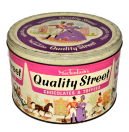 Vintage blikken snoeptrommel jaren 60 - 70 Mackintosh Quality Street