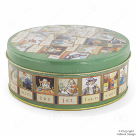 Vintage Aap Noot Mies Trommel, naar Klassiek Leesplankje