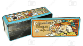 Pastel de Peijnenburg vintage o lata de pan de jengibre para Couque de Paris con imágenes de París