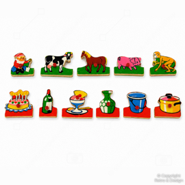 Puzzle Encastrable Vintage en Bois Simplex Toys – Années 1950