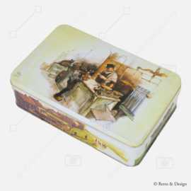 Biscuit tin, Rien Poortvliet "Along the garden path of my fathers"