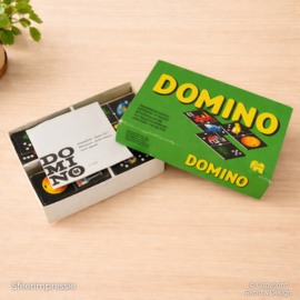 Jumbo Picture Domino – Vintage 1960s – Educational Children’s Game – 28 Tiles