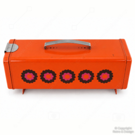Vintage Brabantia peperkoekblik ‘Patrice’ – oranje jaren 70