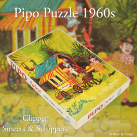 Vintage Pipo Puzzle van Clipper, uitgave n.v. Smeets & Schippers