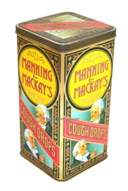 Vintage Blechdose Manning & Mackay's Cough Drops