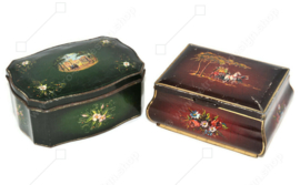 Set von zwei Vintage Blechdosen von Douwe Egberts für Pickwick Tea