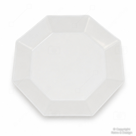 White Sandwich Plate Arcoroc France, Octime