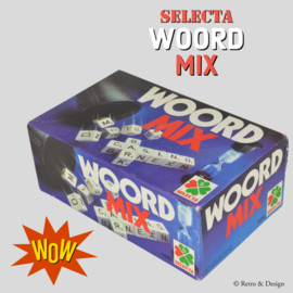 Woord Mix, een vintage woord-/dobbelspel van Selecta