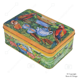 "Vintage Masterpiece: The Artistic Tea Tin by Rina Burger"