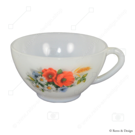 Arcopal France Tasse und Untertasse, Fleurs de Champêtre / Feldblumen