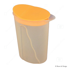 Vintage salmon orange Tupperware Impressions juice jug, pitcher or water jug