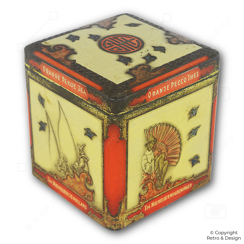 Cubo de té Pecco vintage de Niemeijer (1930–1940)