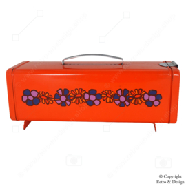 Vintage Oranje Brabantia Peperkoek- of Ontbijtkoekblik Design "Diana"