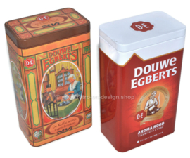 Set van twee Douwe Egberts koffieblikken