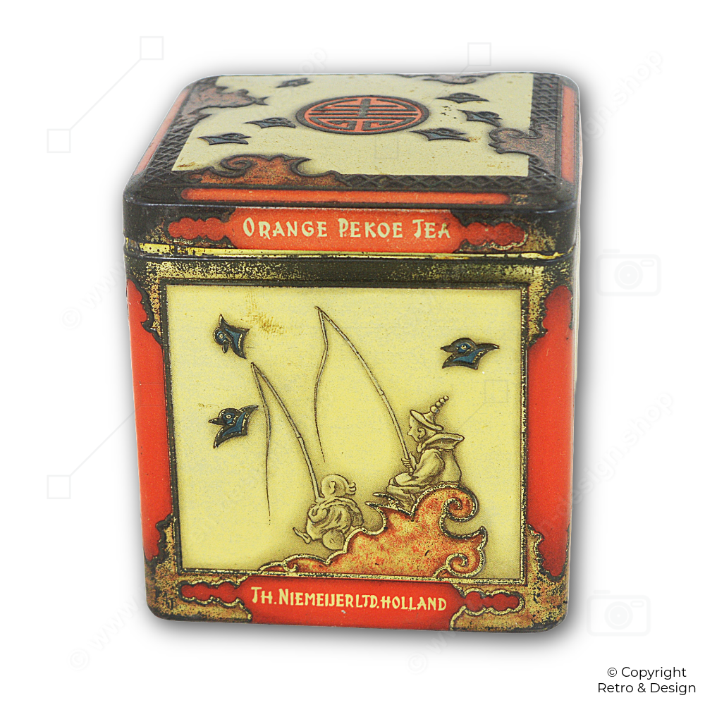 Cubo de té Pecco vintage de Niemeijer (1930–1940)