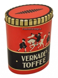 Lata de Verkade's Toffee, vintage