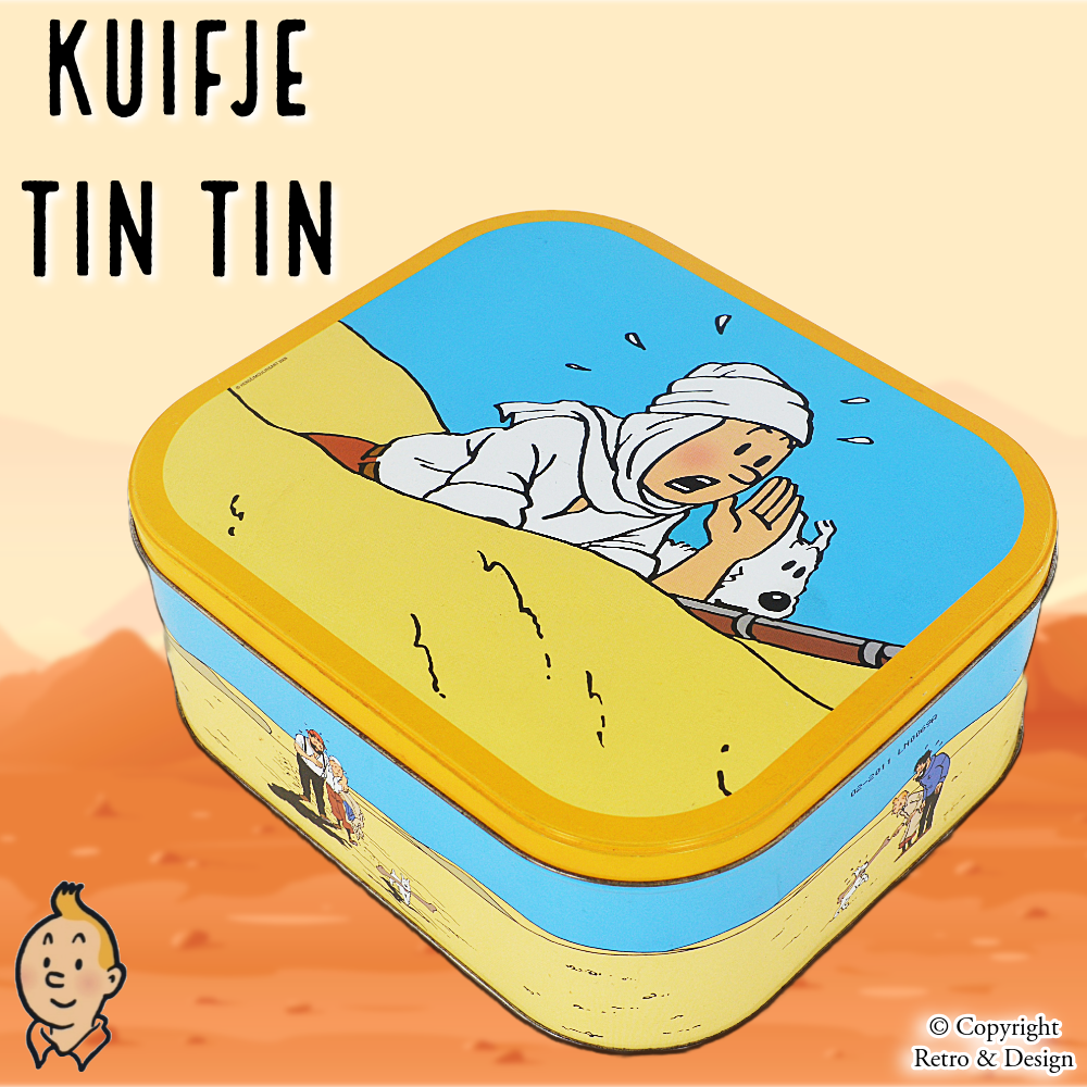 Caja de galletas rara de Tintín – El Cangrejo de las Pinzas de Oro