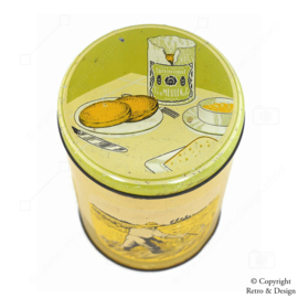 Boîte à biscuits vintage de Fa. van der Meulen & Zn – Un morceau de nostalgie des années 60