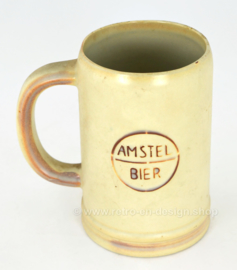 Aardewerk bierpul uit de jaren 60, Amstel Bier