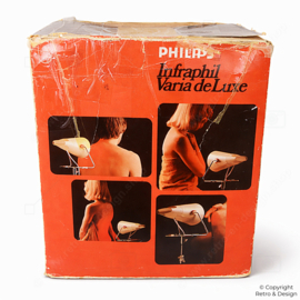 Philips Infraphil with Stand – Varia Deluxe 3609S | Vintage Infrared Heat Lamp (c. 1970)