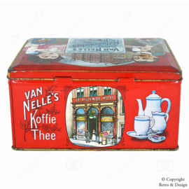 Nostalgische Blikken Trommel van Van Nelle's Stoom Koffiebranderij en Theehandel uit 1976