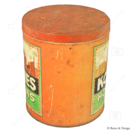 Vintage tin for storing coffee beans - brand Koffie Hostens, Roeselaren