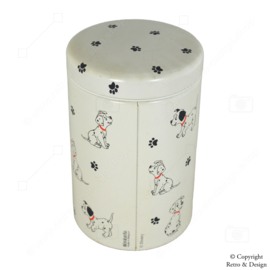 "Vintage Brabantia: Disney's 101 Dalmatians Storage Tin for Stylish Storage!"