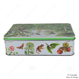 Cookie or Biscuit Tin for Verkade Cookies with Nature Decor