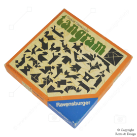 Tangram Vintage: Rompecabezas Chino Original por Ravensburger, 1976