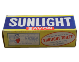 Genuine original Sunlight soap in vintage packaging