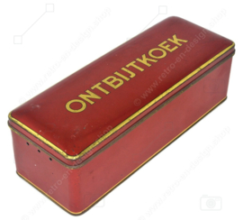Pan de jengibre rojo vintage rectangular para ONTBIJTKOEK