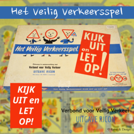 Het Veilig Verkeersspel: Kijk Uit en Let Op! Uitgave Ricon