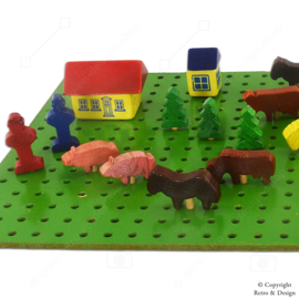 "Jumborama" Juego de Actividades para Niños Pequeños (1961) – Creativo Set de Juego Temático de Granja de Jumbo