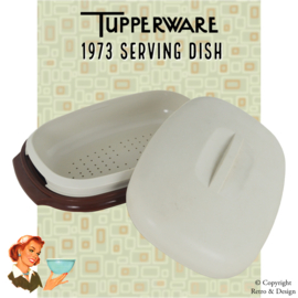 Cook in retro style with this Vintage Tupperware Microwave Rice and Vegetable Steamer from the 1970s!
