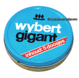 Vintage lata estaño Wybert Gigant
