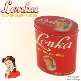 Boîte Retro Lonka Vintage pour Caramel Mou – Charme des Années 1950