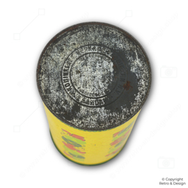 Boîte à Biscuits Verkade Vintage (1960–1980) avec Motif Capucine – Objet de Collection