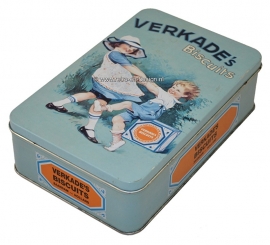 Vintage/antiguo lata de galletas Verkade's biscuits