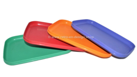 Set van vier vintage Tupperware picknick borden