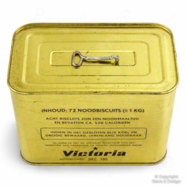 Lata Vintage Victoria de Emergencia – Guerra Fría – Galletas Supervivencia 1961