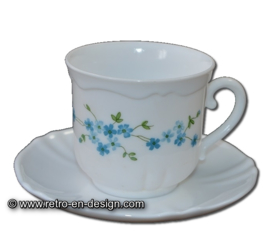 Arcopal Veronica, Teetasse oder Suppeschüssel mit Untertasse