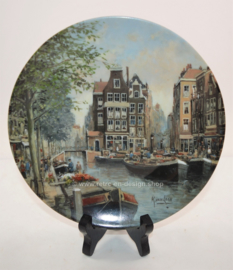 Royal Mosa - 8 Wandplatten-Serie "Kanäle von Holland", gemalt von Koos van Loon