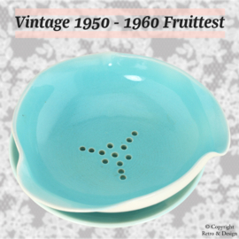 "Una Joya Intemporal: Colador de Frutas de Cerámica Vintage de los años 1950-60"