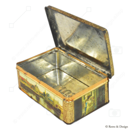 "Les chefs-d'œuvre de Vermeer dans un style vintage : Découvrez cette magnifique boîte en fer-blanc HUS !"