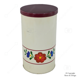 "Vintage Tin with Floral Splendor: Discover "Bouquet" from the 1970s-80s!"