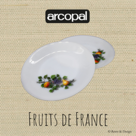 Arcopal, assiette plate Fruit de France Ø 23 cm