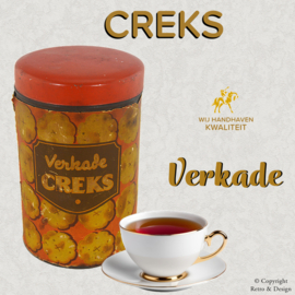 Boîte Vintage Verkade "Creks" (1939) - Avec L'Emballage Original en Papier