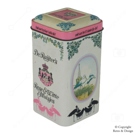 Elegance and Tradition: Vintage Tin for Rose and White "Muisjes" by De Ruijter