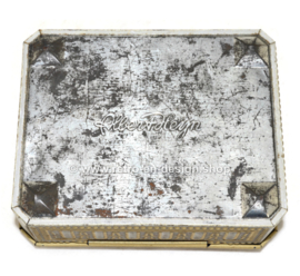 Boîte étain vintage avec char romain par Albert Heijn